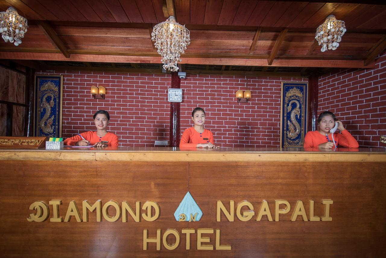 Diamond Hotel Ngapali Buitenkant foto
